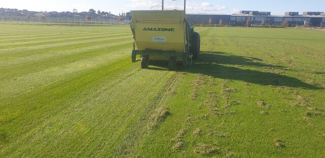 Turf mowing